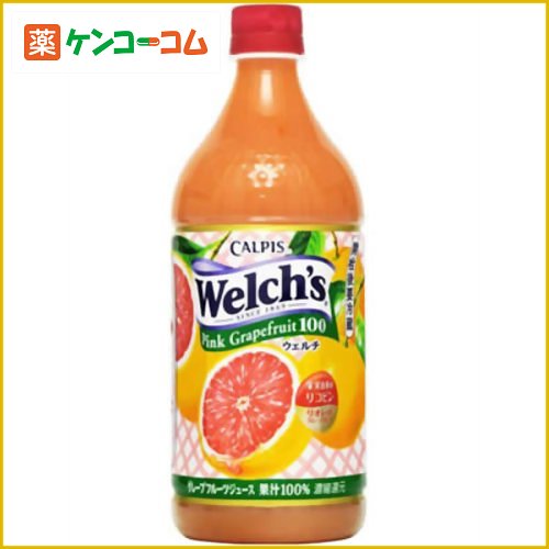 【ケース販売】Welch's(ウェルチ) ピンクグレープフルーツ100 800g×8本入[Welch's(ウェルチ) グレープフルーツジュース ケンコーコム]