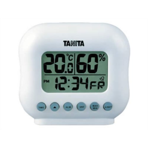 タニタ デジタル温湿度計 TT-532-WH ホワイト[温湿度計 ケンコーコム]