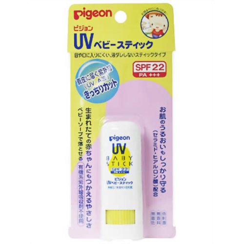 ピジョン UVベビースティック 9g SPF22 PA+++[ピジョン スキンケア ベビーUVクリーム 日焼け止め ケンコーコム]