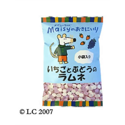 創健社 メイシーちゃんのおきにいり いちごとぶどうのラムネ 20g×4袋[メイシーちゃんのおきにいり ラムネ お菓子 ケンコーコム]