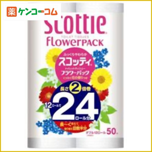 スコッティ ダブル 12ロール 2倍巻き[スコッティ トイレットペーパー ケンコーコム]