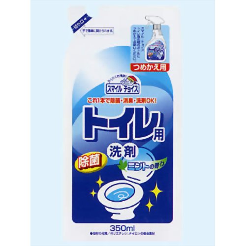 スマイルチョイス トイレ用洗剤 除菌泡スプレー 詰替 350ml[トイレ掃除 ケンコーコム]