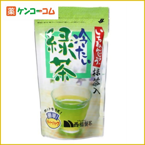 冷たい抹茶入り緑茶 ティーバッグ 20袋冷たい抹茶入り緑茶 ティーバッグ 20袋/西福製茶/緑茶/税込\1980以上送料無料