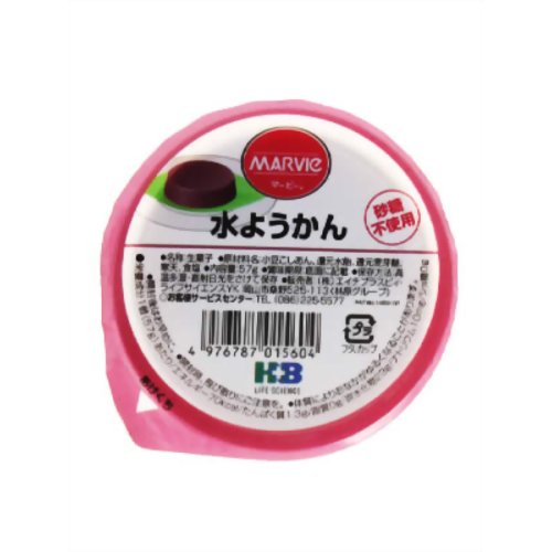 マービー 水ようかん 57g[マービー 水ようかん お菓子 ケンコーコム]マービー 水ようかん 57g/マービー/水ようかん/税込\1980以上送料無料