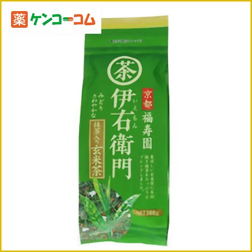 伊右衛門 抹茶入り玄米茶 200g[伊右衛門 玄米茶 ケンコーコム]伊右衛門 抹茶入り玄米茶 200g/伊右衛門/玄米茶/税込\1980以上送料無料