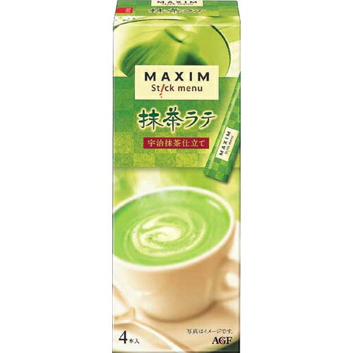 マキシム カフェメニュー 抹茶ラテ 15g×4本入[マキシム 粉末飲料 ケンコーコム]