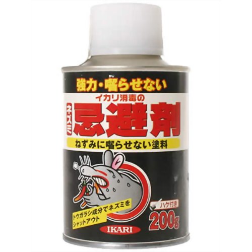 ねずみに齧らせない塗料 200g[ねずみ忌避剤 ネズミよけ ねずみ 駆除 ケンコーコム]