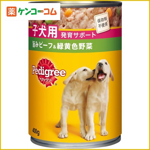 ペディグリーチャム なめらかビーフ野菜入り 子犬用 400g