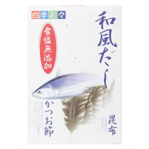 和風だし食塩無添加 4g×36袋[かつおだし(化学調味料無添加) ケンコーコム]