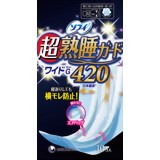 ソフィ 超熟睡ガード ワイドG420 10枚[ソフィ 生理用品 ナプキン 夜用]ソフィ 超熟睡ガード ワイドG420 10枚/ソフィ/ナプキン 夜用/税込\1980以上送料無料