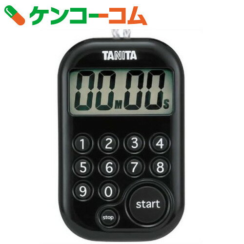 タニタ デジタルタイマー100分計 TD-379-BK ブラック[タニタ キッチンタイマー]【あす楽対応】