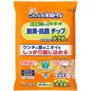 ニャンとも清潔トイレ チップ 大きめの粒 2.5L　「ニャンとも清潔トイレ チップ 大きめの粒 2.5L」尿が残らない、サラサラタイプの猫砂(ネコ砂)です。