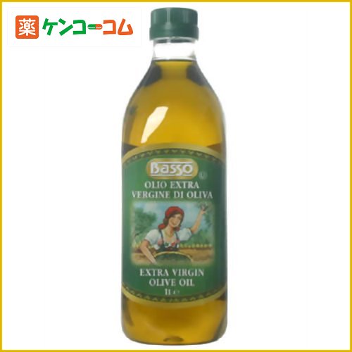 Basso エキストラバージンオリーブオイル 1L[バージンオリーブオイル ケンコーコム]Basso エキストラバージンオリーブオイル 1L/バージンオリーブオイル/税込\1980以上送料無料