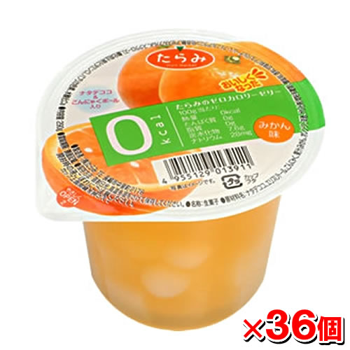 [たらみ] ゼロカロリーゼリー みかん味 290gx36個 (6ケース) upup7