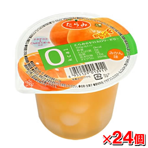 [たらみ] ゼロカロリーゼリー みかん味 290gx24個 (4ケース) upup7