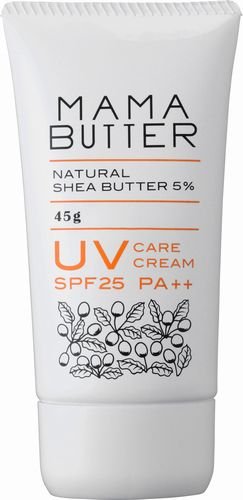 ママバター UVケアクリーム SPF25 PA++ 45g【5400円以上で送料無料】（日焼け止め クリーム UVケア UV対策 紫外線対策 グッズ 紫外線防止 UVカット）