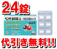ベンザ鼻炎薬α1日2回[24錠]【第2類医薬品】【5250以上で送料無料！】