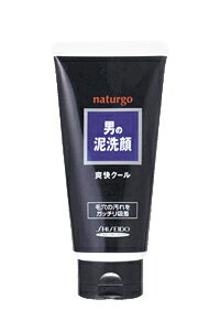 資生堂ナチュルゴ メンズクレイ洗顔フォーム(黒)