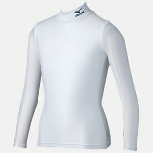 ミズノバイオギアシャツ(ハイネック長袖)ジュニア用[ホワイト][A35BS90001]先進のギアで、肉体が進化する。