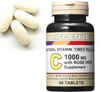 LIFE STYLE（ライフスタイル）ローズヒップビタミンC1000 60粒入[タブレット]（ビタミンc1000）
