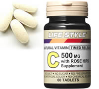 LIFE STYLE（ライフスタイル）ローズヒップビタミンC500 60粒入[タブレット]（ビタミンc500）