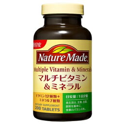 <strong>大塚</strong>製薬「ネイチャーメイド　<strong>マルチビタミン</strong>&<strong>ミネラル</strong>　ファミリーサイズ」200粒