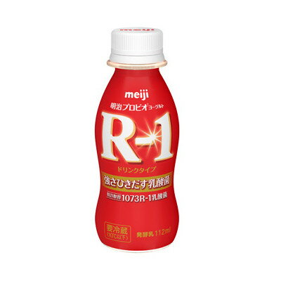 明治 プロビオヨーグルトR−1ドリンクタイプ 112ml 24本...:kenkouya-webshop:10001151