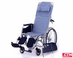 ◎リクライニング式車椅子自走式 松永製作所 CM-52 スチール製車いす 【スチール製車椅子】 