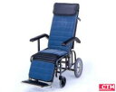 ◎リクライニング式車椅子介助式 松永製作所 フルリクライニング車椅子2型 スチール製車いす 【スチール製車椅子】 