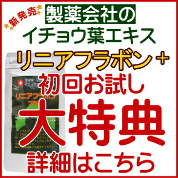 イチョウ葉エキス+DHA 【初回半額クーポン付！】リニアフラボン 90粒 いちょう葉 スイス リニア社 イチョウ葉エキス120mg イチョウ葉 フラボノイド サプリメント