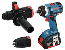 ボッシュ電動工具 18Vバッテリーマルチドライバードリル GSR18V-ECFC2J【電池5.0Ah×2個】【さらにアングル・スミヨセ付のアダプター合計4種類付】