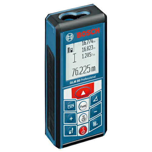 ボッシュ電動工具　【角度センサー搭載】デジタルレーザー距離計（キャリングバッグ付）　GLM80