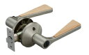 マツ六 ECLE 兼用バリアフリーレバートイレ錠(バックセット50・60mm対応/扉厚30~42mm) ハイブリッドレバー EL5060-4MH-NSNC Nシルバー+Nクリア【※カタログ共通画像使用のため、商品画像・カラーにはご注意ください!!】
