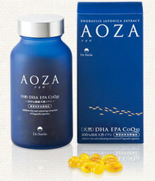 【正規代理店】AOZA アオザ(イワシオイル)300粒　青魚 コレステロール オメガ3 DHA PA CoQ10 ビタミンE リン脂質 細胞膜 国産 イワシ油 中性脂肪 魚油 無添加 非加熱 カプセル 不飽和脂肪酸 鳥取県境港 タカクチイワシ 100％　賞味期限：2020.02　送料無料