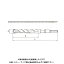 関西工具製作所 超ロング六角軸ハンマー・ドリルビット 22.0mm (D) x 850mm (L) 1本 2100085220