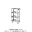 【直送品】サカエ ステンレススーパーワゴン KMR-150LSU4BJ
