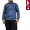 リーバイス Levi's デニムシャツ ウエスタンシャツ ユーズド加工 66986-0021 RED TAB メンズ