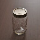 Ball ボール社 メイソンジャー レギュラーマウス 480ml クリア 16oz ガラス保存瓶