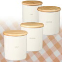 あす楽 B STYLE KITCHEN LOLO ロロ ベーシックキャニスター 320ml 木蓋 陶器