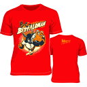 メール便で送料無料 168th Single キン肉マン Tシャツ SG-168-U-33 レッド バッファローマン ver.02