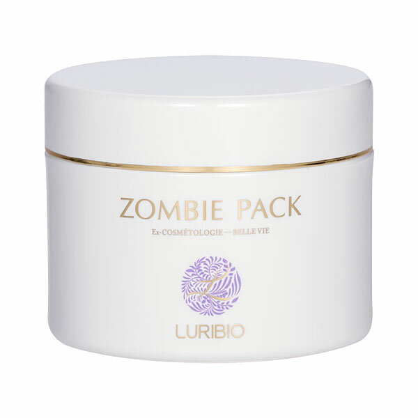 あす楽　送料無料　ルリビオ　ゾンビパック　90g　専用ハケ・専用スプーン付　LURIBIO　ZOMBIE　PACK　クリア美肌　小顔　引き締めパック　アルブミン　フェイス用パック　ジェルパック