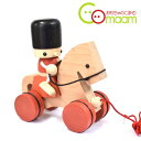 あす楽 おもちゃのこまーむ トビー&ポコ プルトーイ 2歳から 木のおもちゃ 引っ張るおもちゃ お散歩 おもちゃの兵隊と愛馬 Toy ベビートイシリーズ ギフト 日本製