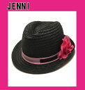 【メール便不可 】【JENNI★ジェニイ】お花付きペーパーハット