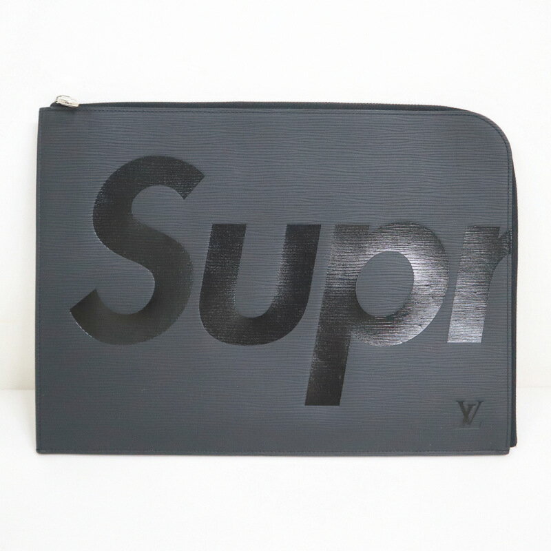 【LOUIS VUITTON×Supreme】ルイヴィトン×シュプリーム ポシェットジュールGM エピ ノワール M67754 TN2107【中古】【代金引換不可】/br5987kt