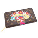 【★プレゼントにも★】LOUIS VUITTON ルイヴィトン 『ジッピーウォレット《モノグラムヴィヴィエンヌ》』 M69753/日本限定/ピンク/ラウンドファスナー長財布/ジップウォレット/カード/札/コイン/小銭入れ/レディース 29893k1200 @【中古】