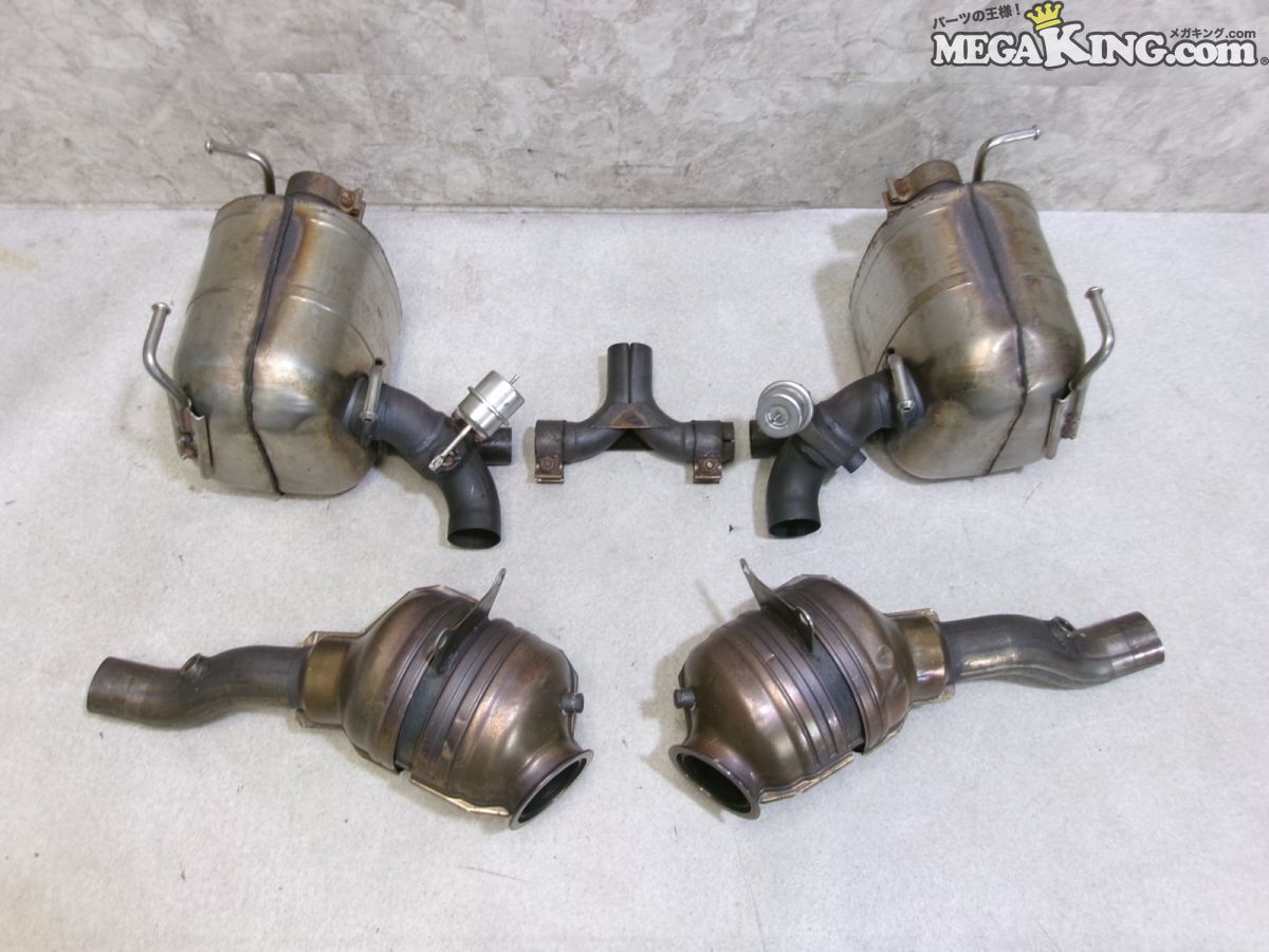 【中古】Ferrari フェラーリ 458 純正 ノーマル マフラー エキゾースト キャタライザー 触媒 付 274957 261687 / S11-333