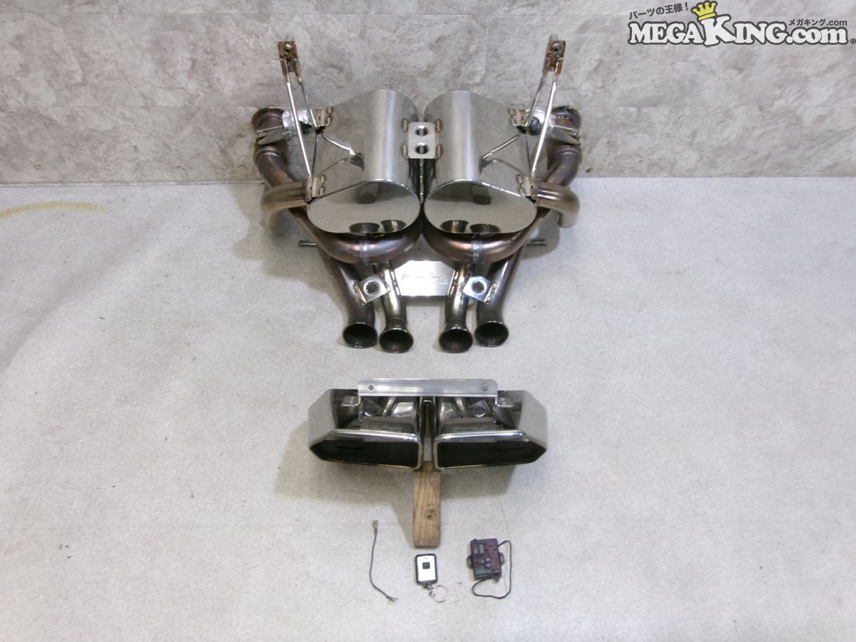 【中古】ランボルギーニ LP700 アヴェンタドール パワークラフト ハイブリッドエキゾースト オールステンレス マフラー リモコン 付 / S11-334