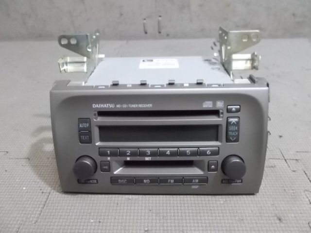 【中古】★激安!★L650S ミラジーノ 純正 ノーマル CD/MDデッキ プレーヤー オーディオ 86180-B2130 / 4P12-683