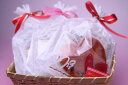 ハート型のおせんべい2枚パック　 喜八堂【結婚式】【バレンタイン】【ギフト】【ホワイトデー】