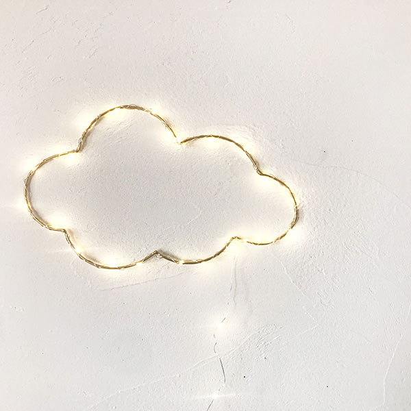 ZoeRumeau ゾエルモア Wall Small Light Mini Cloud アイアンウォール 壁掛け　ライト　スカルプチャー HAPPY GOLD インテリア雑貨 雑貨 インテリア 壁掛け タペストリー